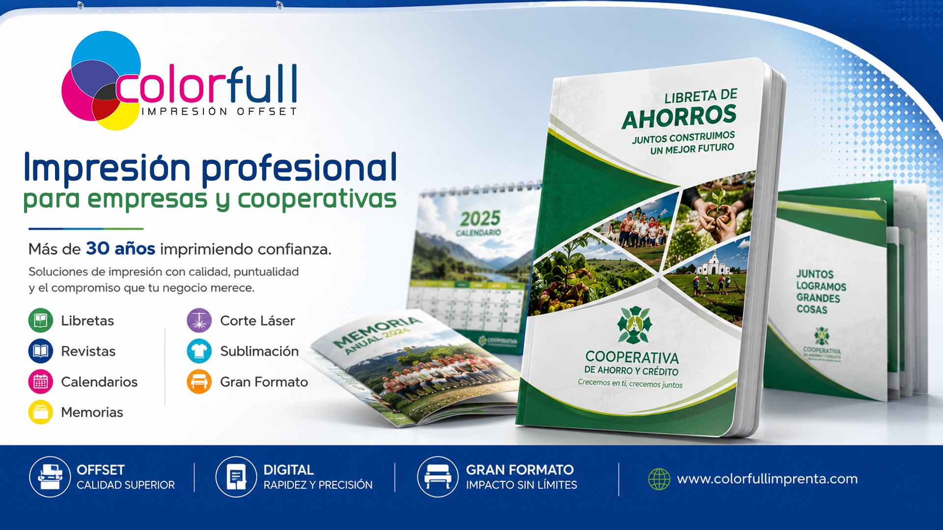 Prensa Offset Industrial y Producción Gráfica - Colorfull Tegucigalpa Honduras